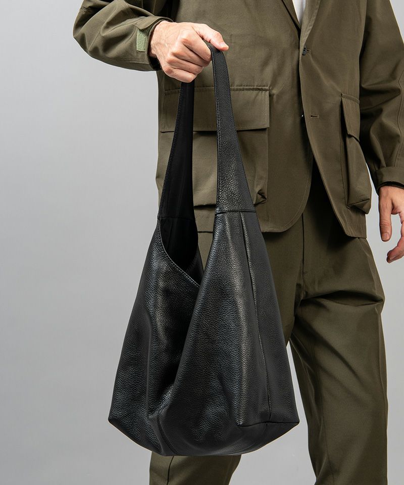 milano grain leather eco tote