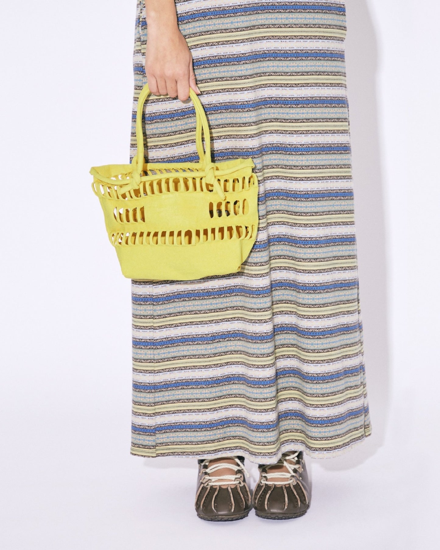 knobu knit shopping basket bag s