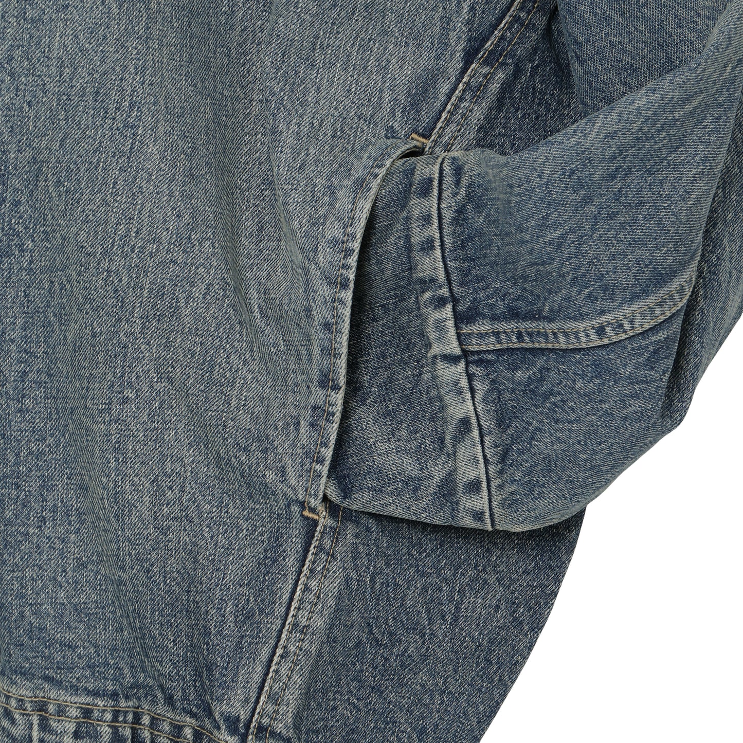 sise denim blouson