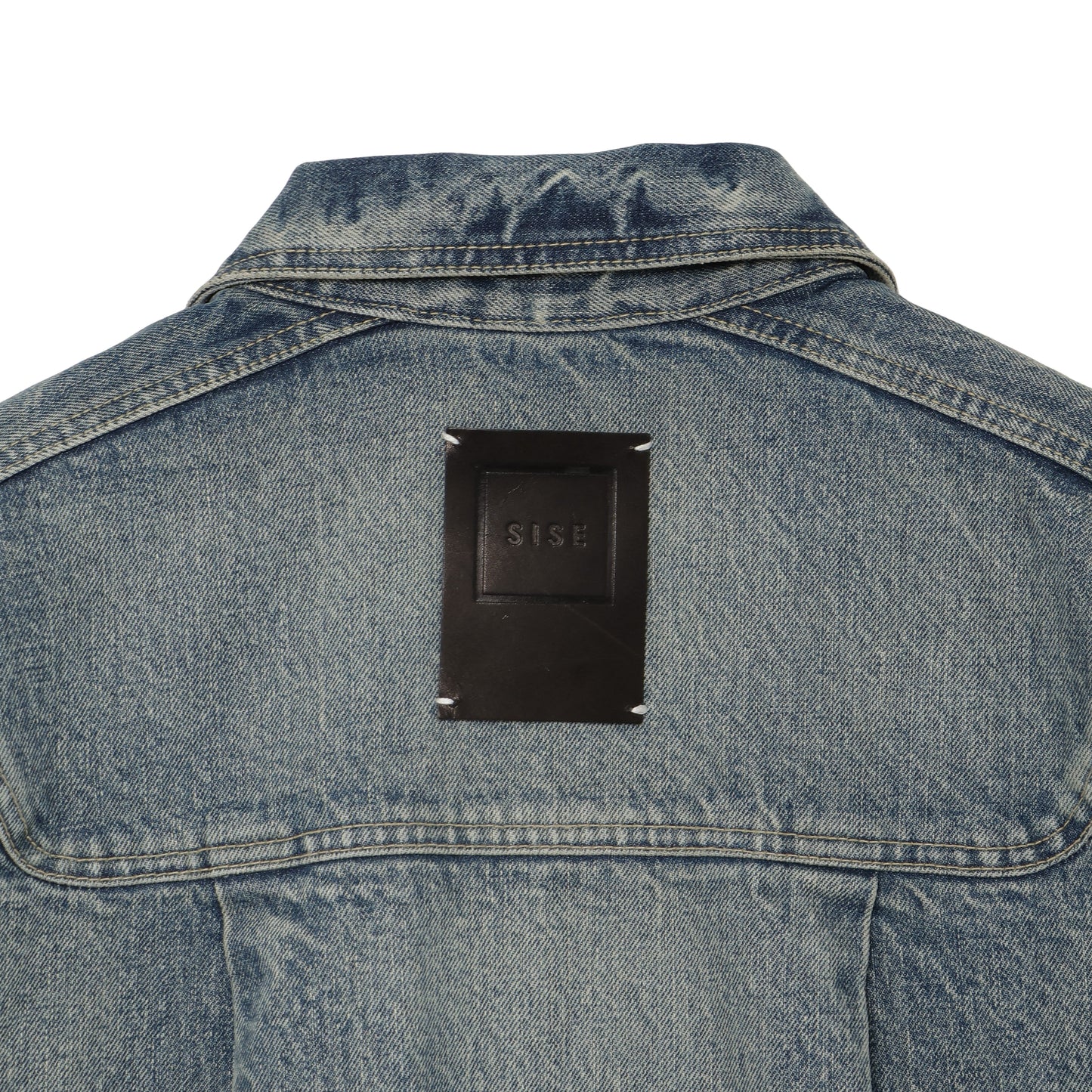 sise denim blouson