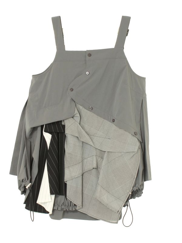pattern mix shirt camisole