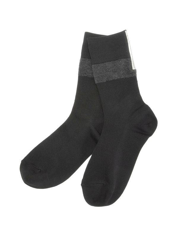 back foil one tone socks