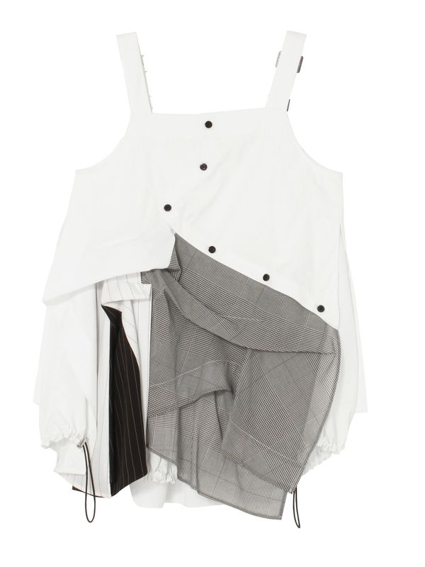 pattern mix shirt camisole