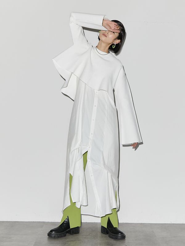 tuck long shirt cami-op