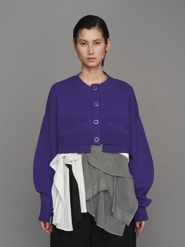 pattern mix shirt camisole