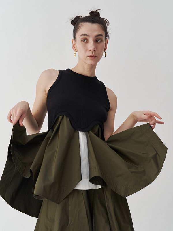 Irregular hem tank top