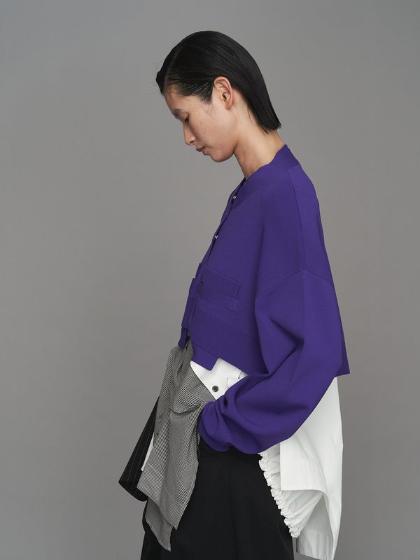 pattern mix shirt camisole