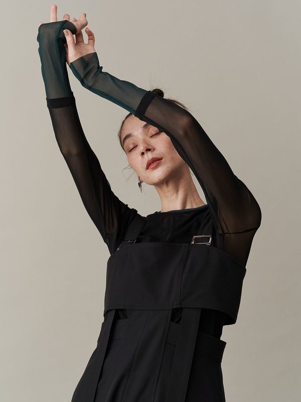 wave line sheer top