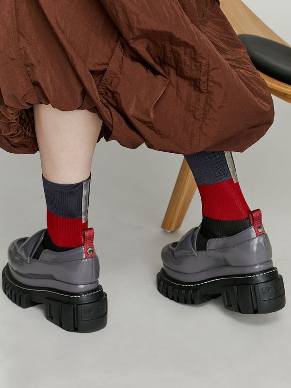 back foil block socks