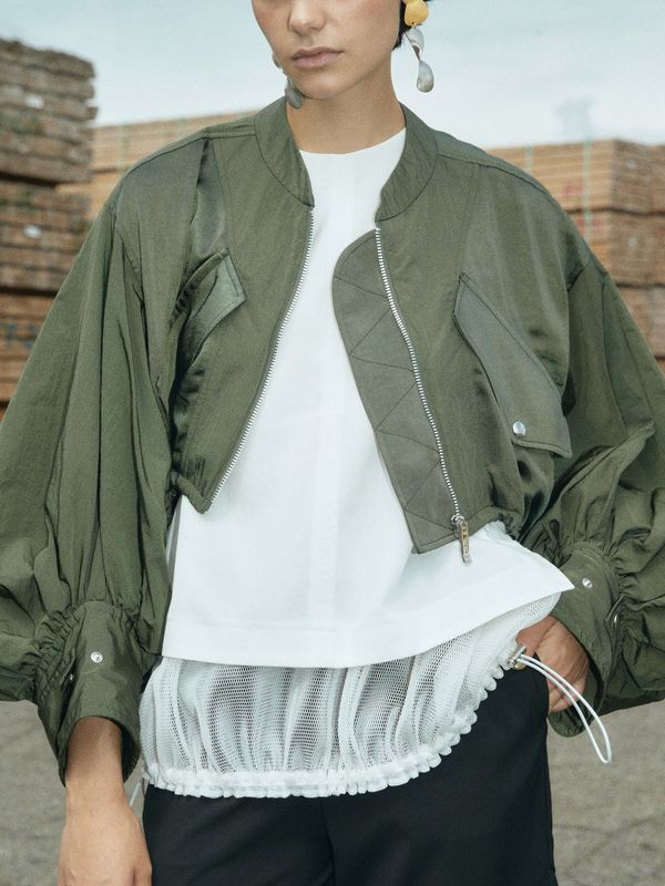mesh layered n/s top
