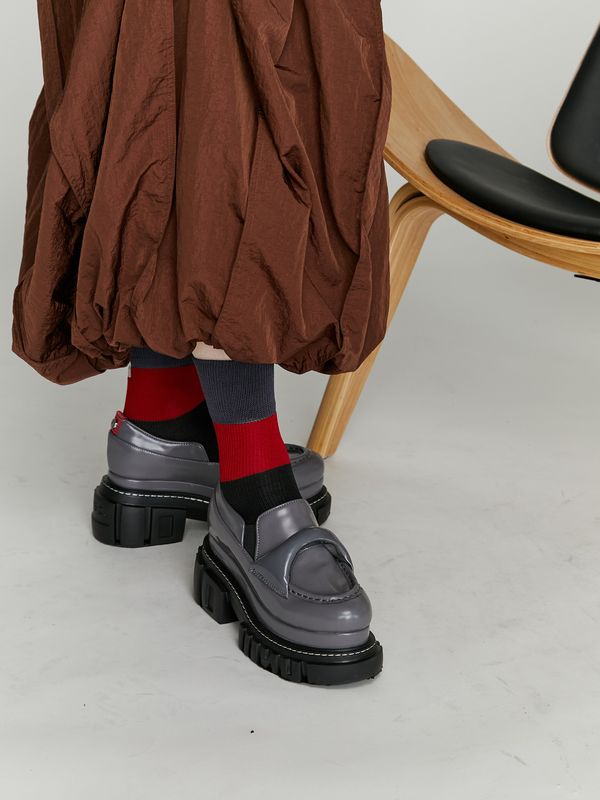 back foil block socks