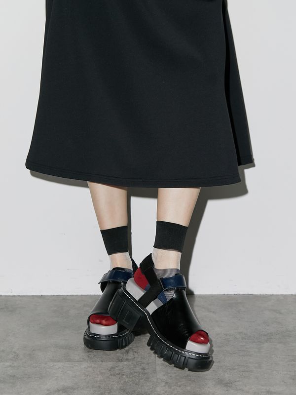 back line sheer socks