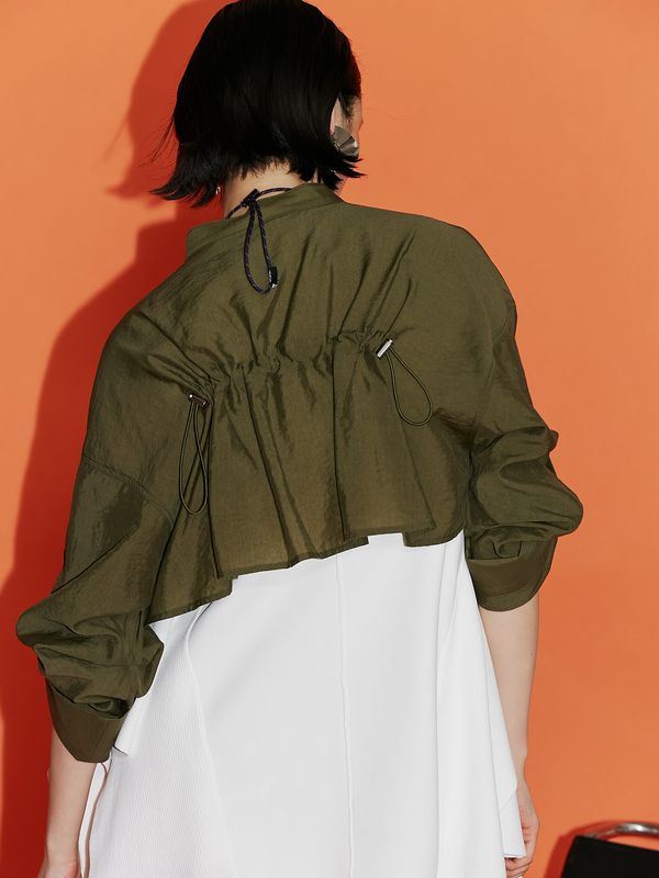 back gather short sh