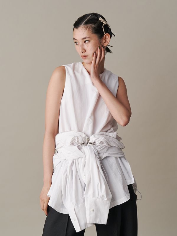 wave shirring 2way sh