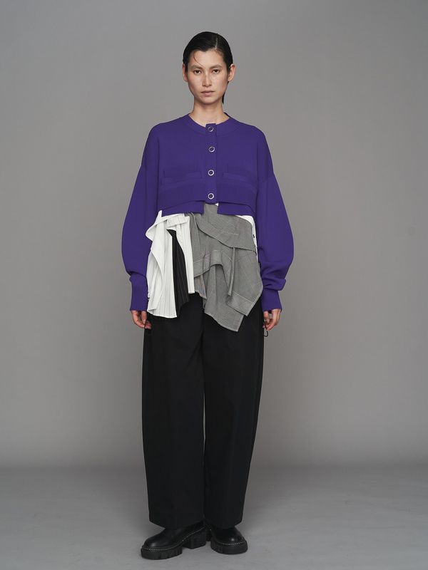 pattern mix shirt camisole