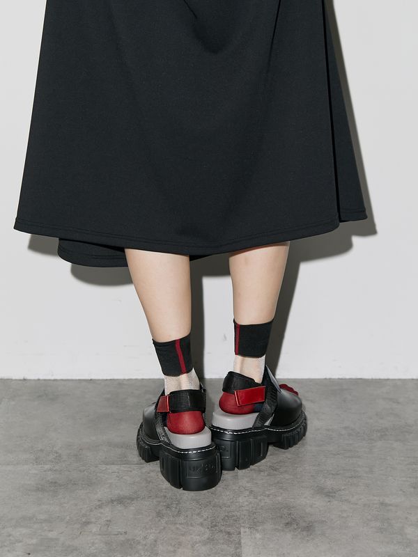 back line sheer socks