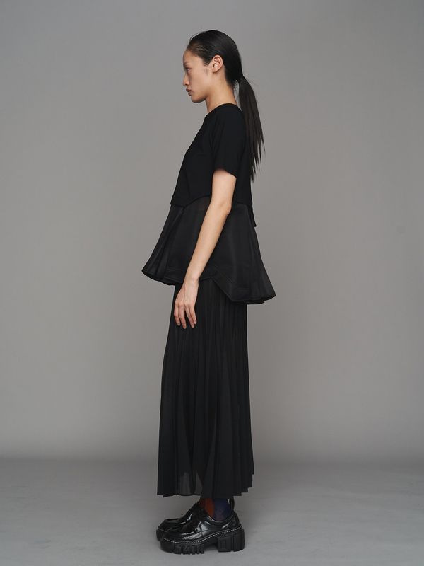 sheer origami pleats sk