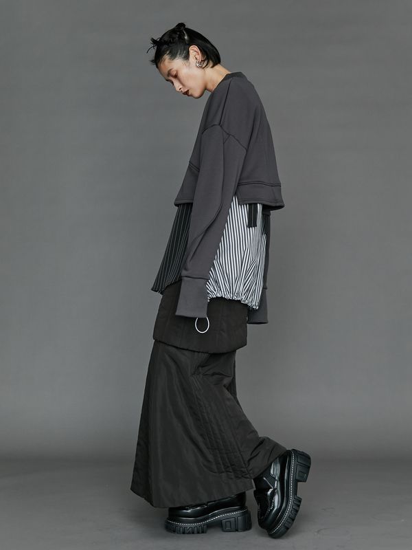 cocoon sleeve short sweat