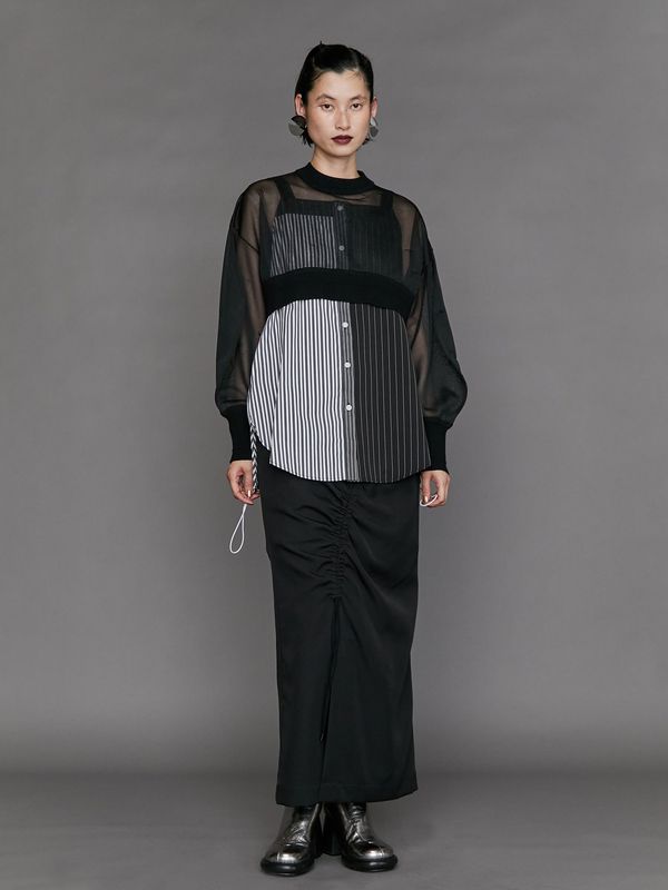 layered shirt camisole