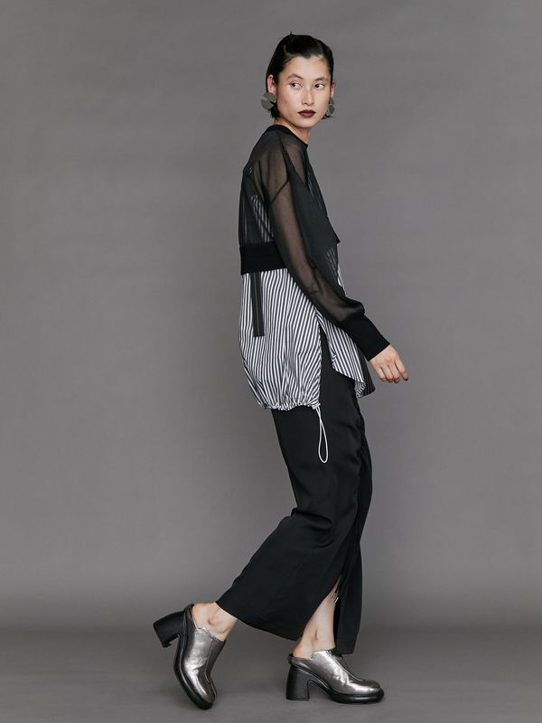layered shirt camisole