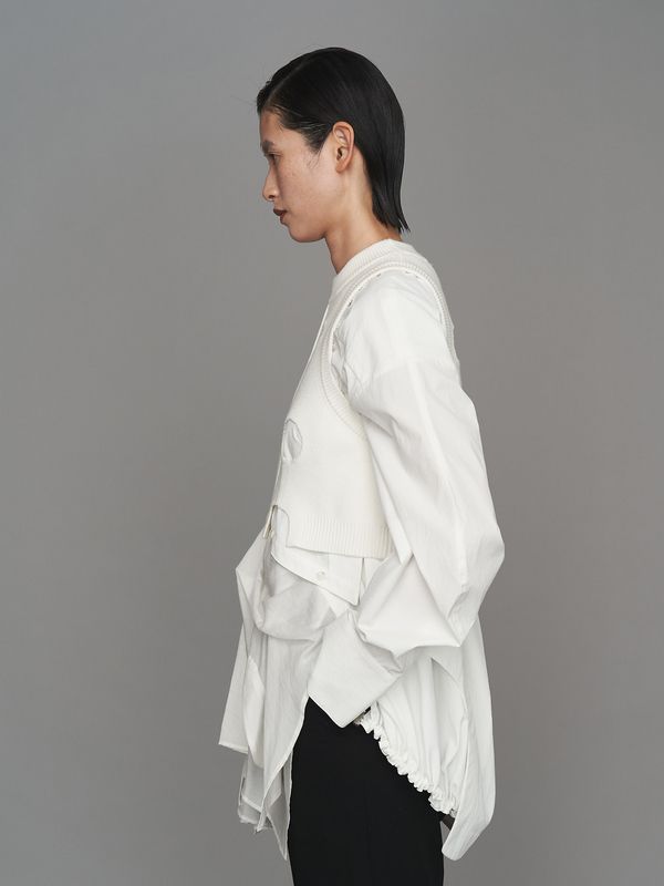 pattern mix shirt