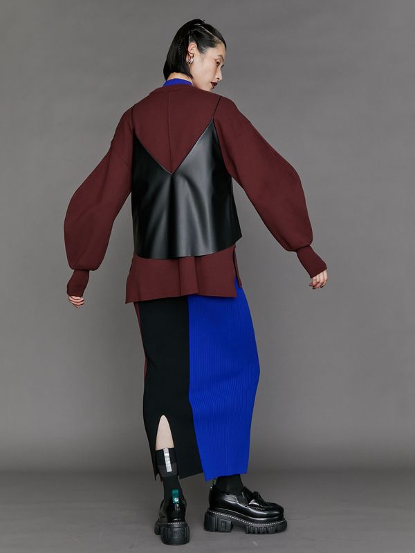 fake leather camisole