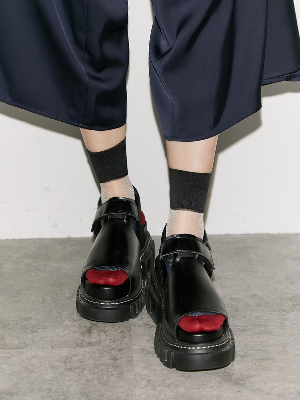back line sheer socks