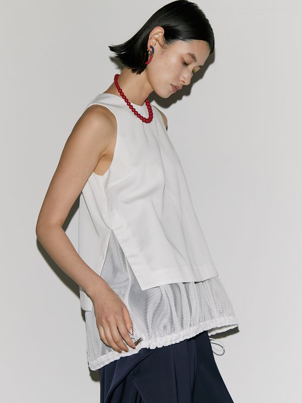 mesh layered n/s top