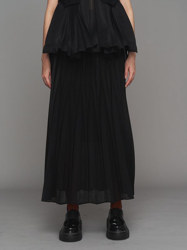 sheer origami pleats sk