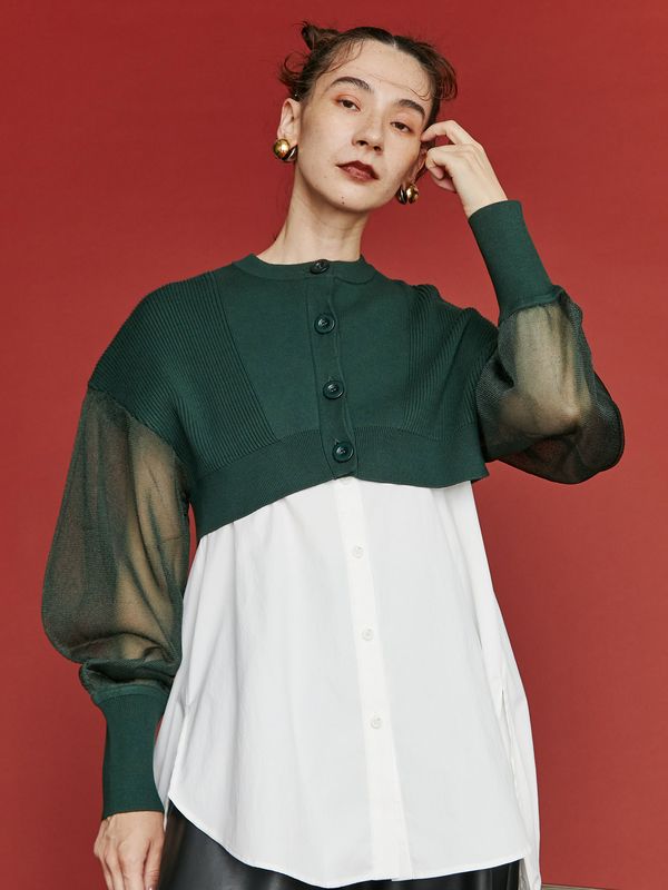 layered shirt camisole