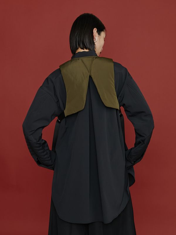 padded short vest