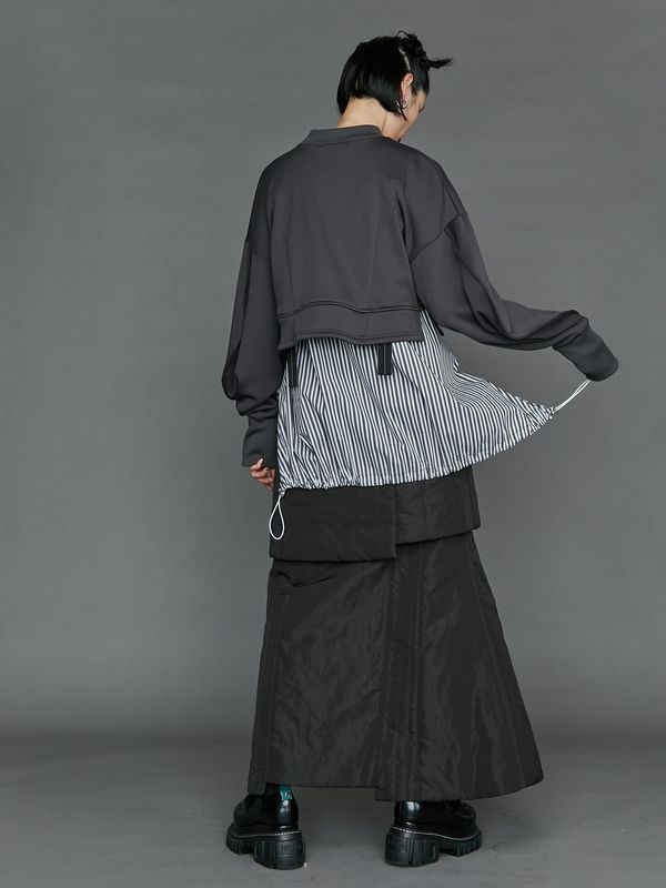 cocoon sleeve short sweat