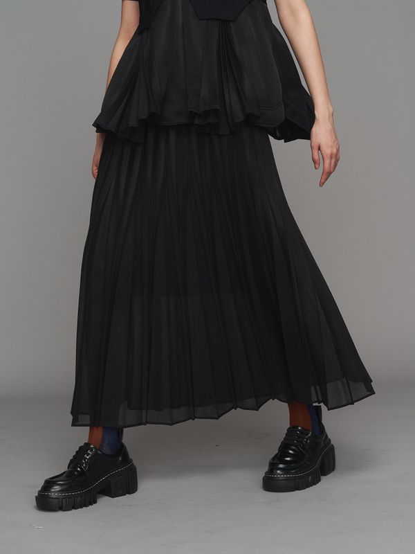 sheer origami pleats sk
