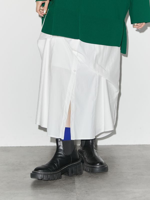 tuck long shirt cami-op