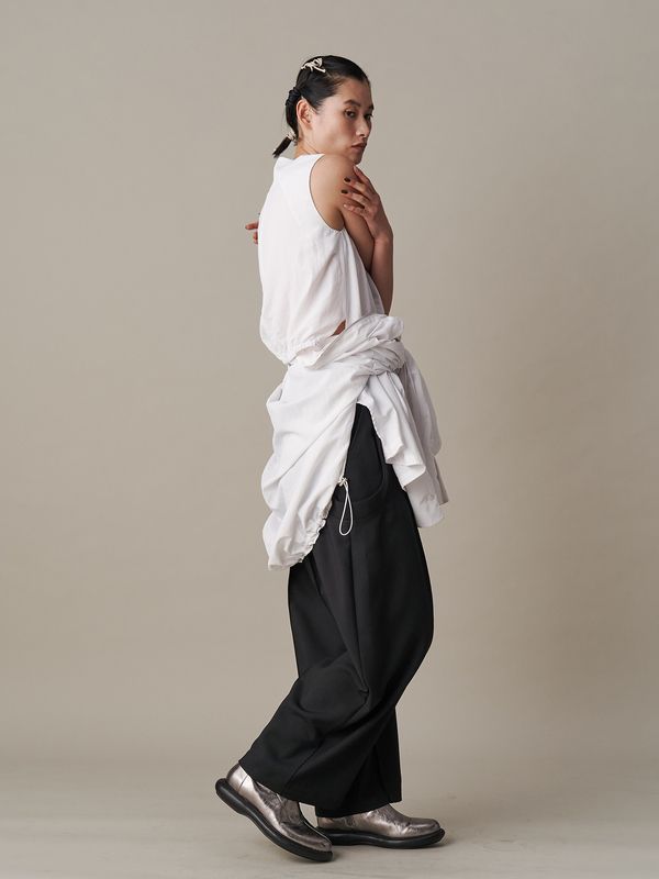 wave shirring 2way sh