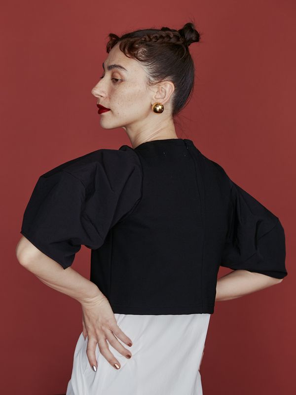 cocoon sleeve short top
