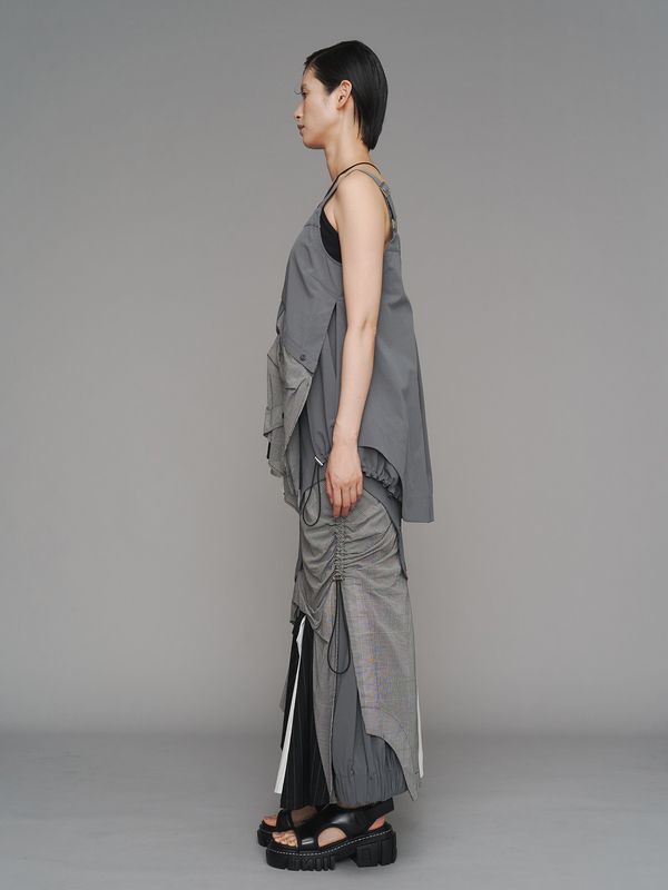 pattern mix shirt camisole