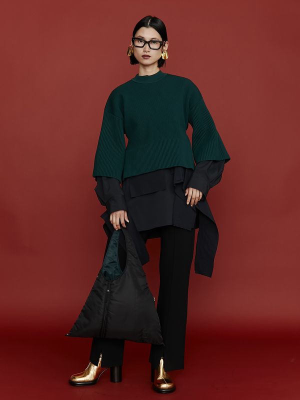 2way padded triangle bag