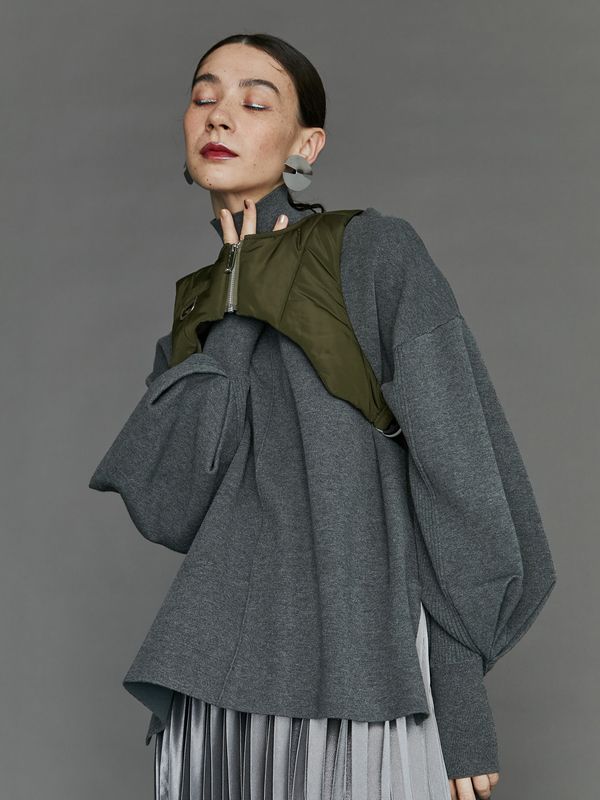 padded short vest
