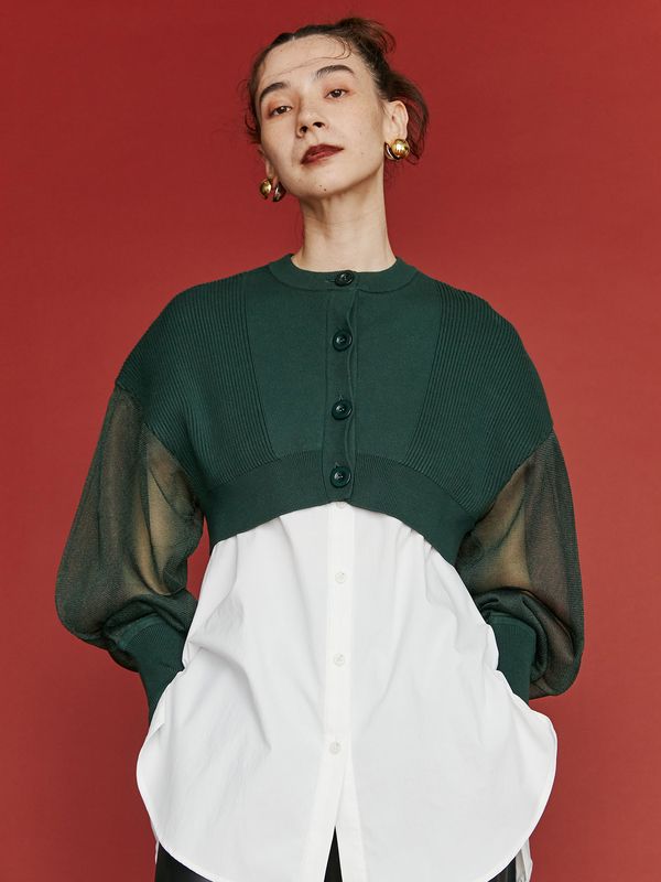 layered shirt camisole