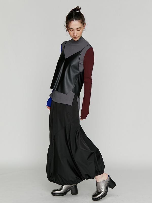 fake leather camisole