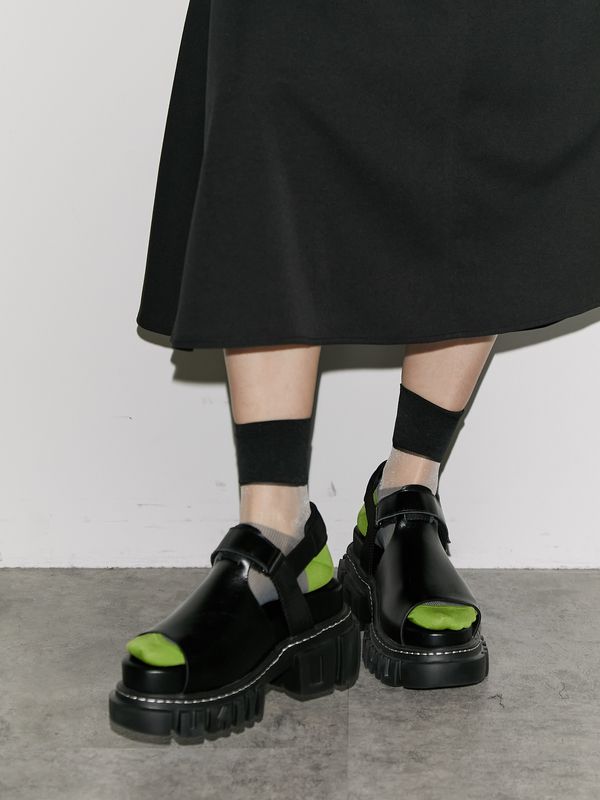 back line sheer socks