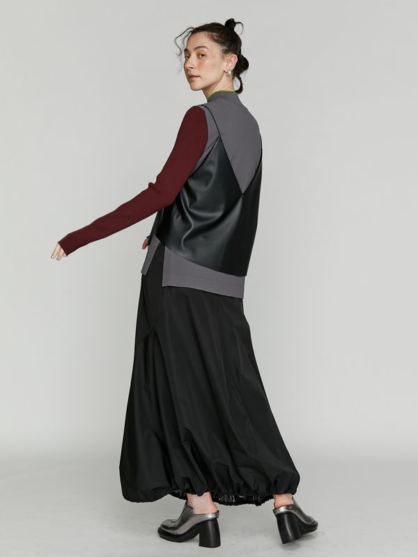 fake leather camisole