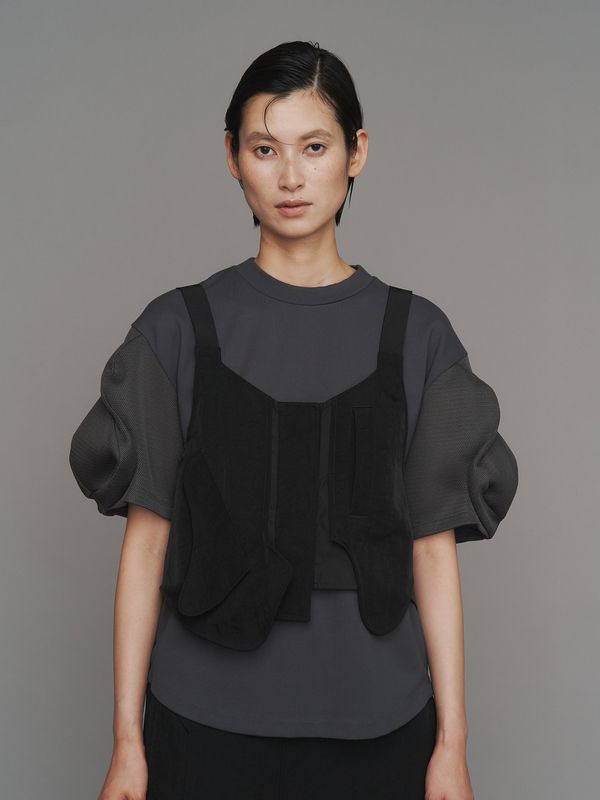 curve flap field bustier