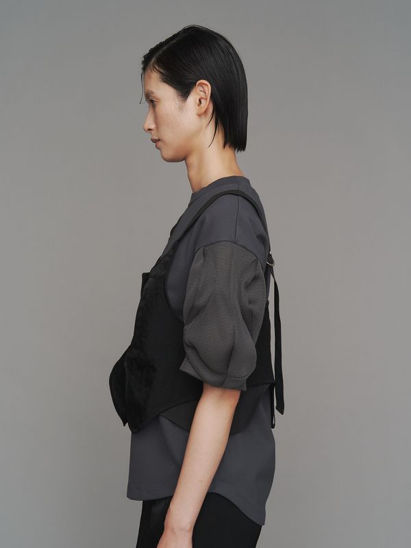 curve flap field bustier