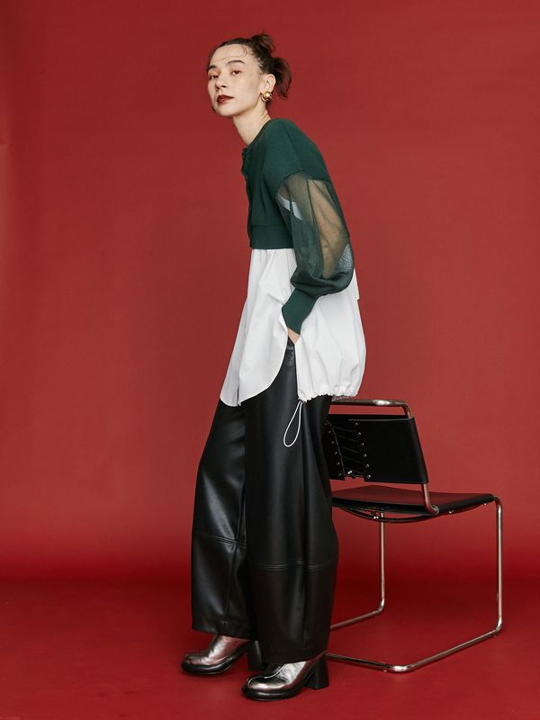layered shirt camisole
