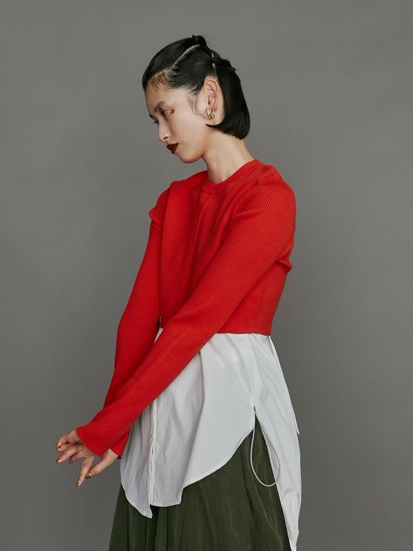 layered shirt camisole