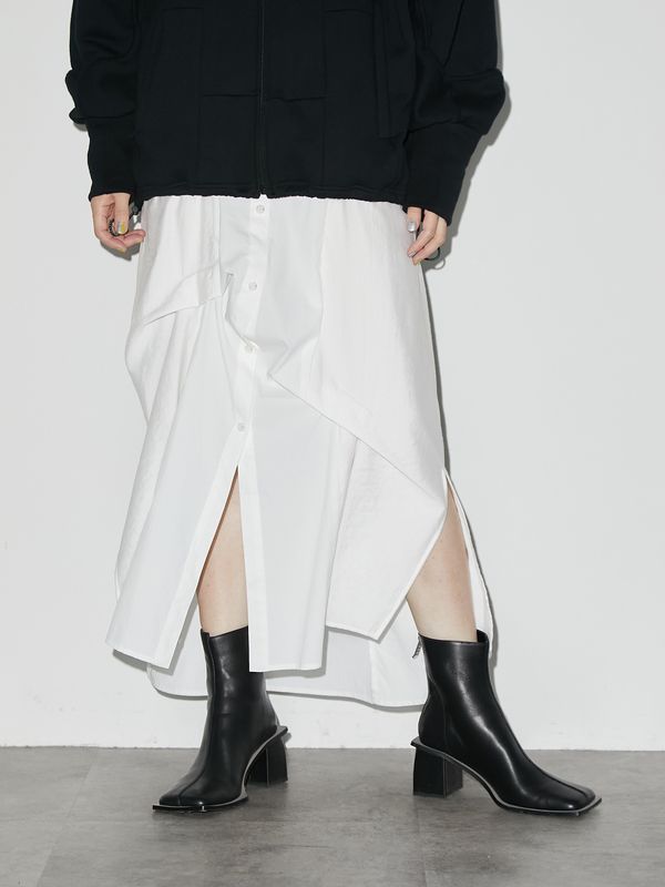 tuck long shirt cami-op