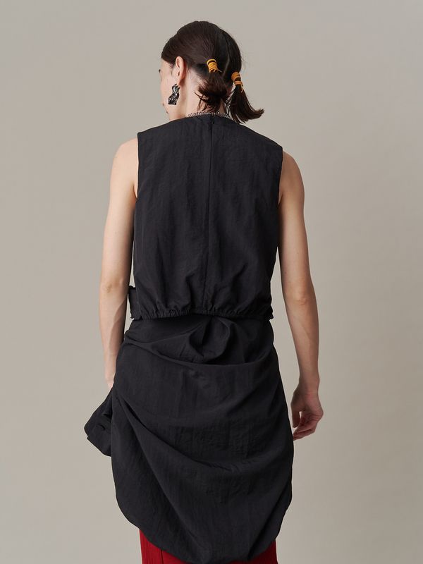 wave shirring 2way sh