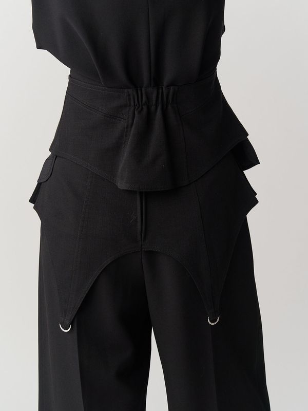 corset detail wide pt